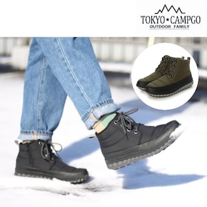 【ベルメゾン】防水防滑ナイロンレースアップブーツ