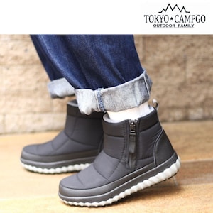 【ベルメゾン】防水防滑ナイロンジップブーツ