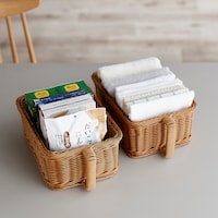 Ｍ／２０×２８×１２サイズは、食品のストックやキッチンリネンの収納におすすめ