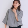 【ロウイング/Rowing】【石上美津江さんコラボ】ストライプシャツ 【LEEweb(4月23日公開)にて掲載されました(PR)】