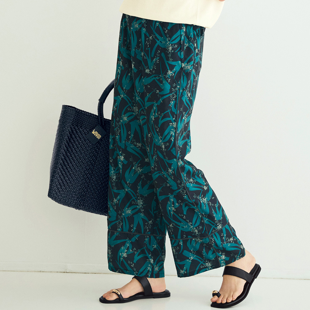 【石上美津江さんコラボ】プリントパンツ 【LEEweb(4月23日公開)にて掲載されました(PR)】 【石上美津江さんコラボ】プリントパンツ 【LEEweb(4月23日公開)にて掲載されました(PR)】