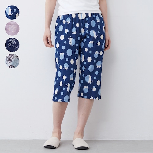 丈が選べるコットンクレープステテコボトム