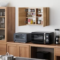 キッチンで調味料を一覧化／ラック