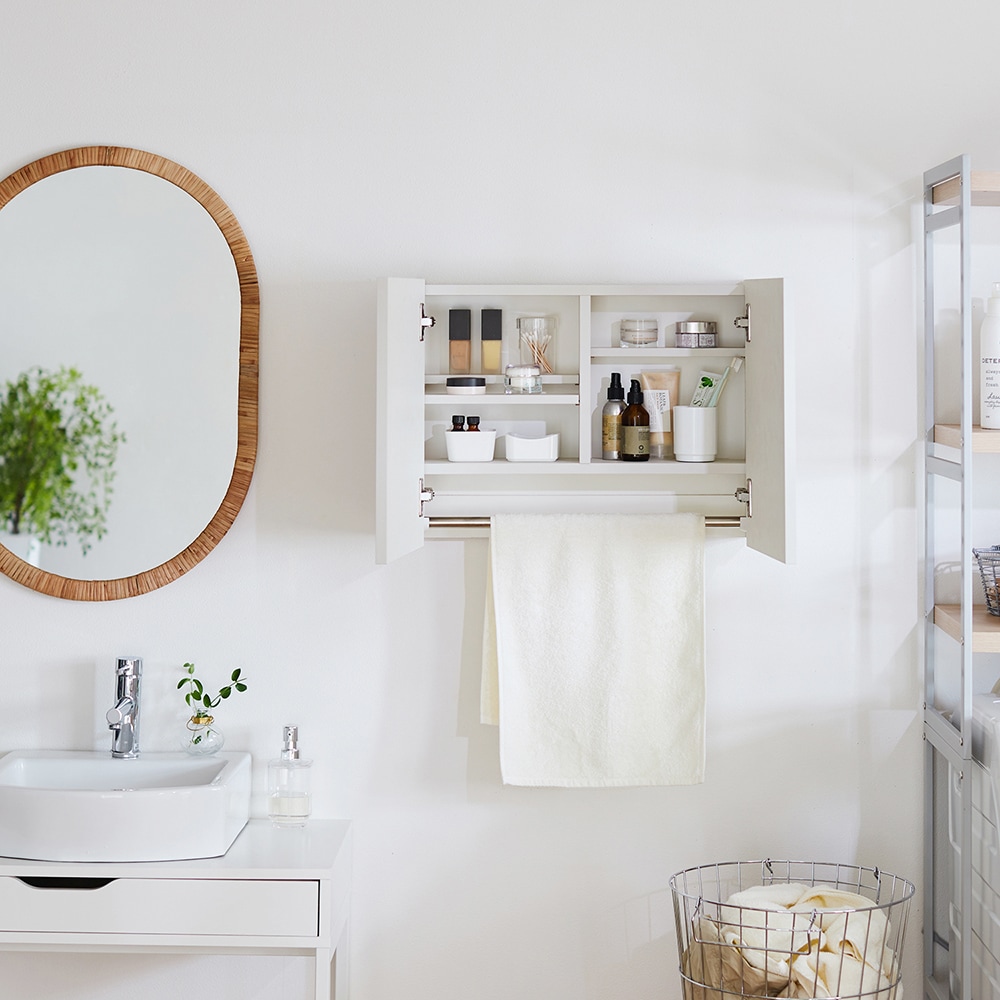 ホッチキスで壁にかけられるマルチラック｜通販のベルメゾンネット