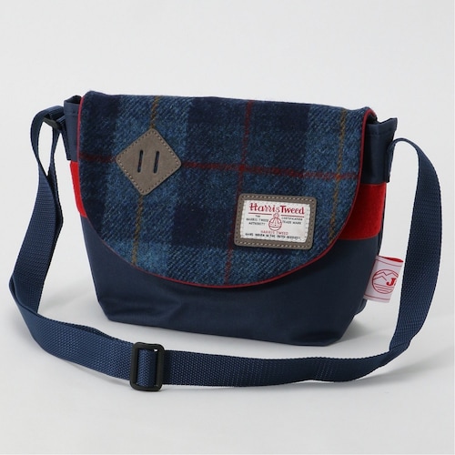 ハリスツイードチェックショルダー