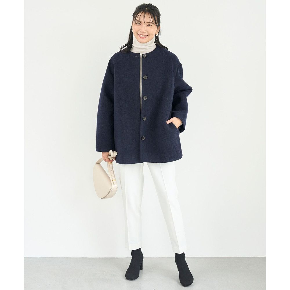 UNFILO／アンフィーロ】ボンディングフォルムコート(オンワード樫山