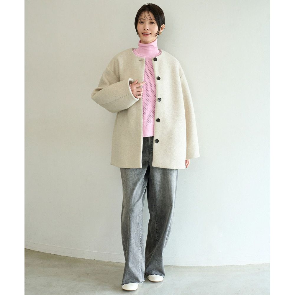 UNFILO／アンフィーロ】ボンディングフォルムコート(オンワード樫山