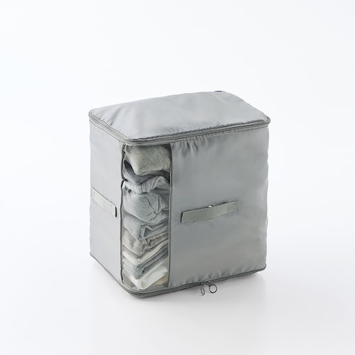 防ダニ・防カビ機能のファスナー圧縮衣類収納袋