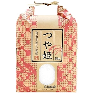 【ベルメゾン】【新米・令和7年産】 宮城県産環境保全米 つや姫 5kg