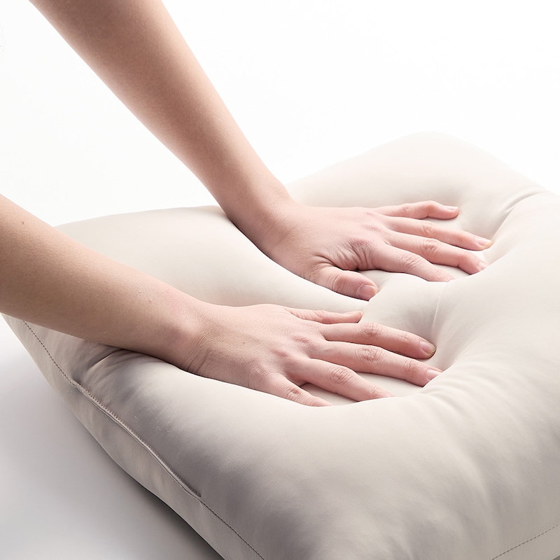 マイクロファイバーわたでもちもちの風合い