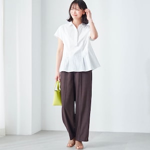 モデル身長164cm／M　※写真は撮影用のため、股下+3cmになります。