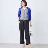 モデル身長170cm／M　※写真は撮影用のため、股下+3cmになります。