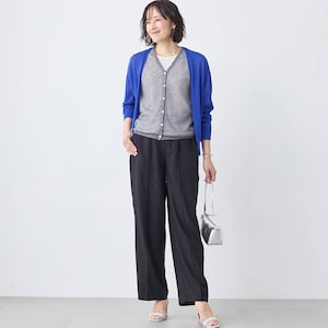 モデル身長170cm／M　※写真は撮影用のため、股下+3cmになります。