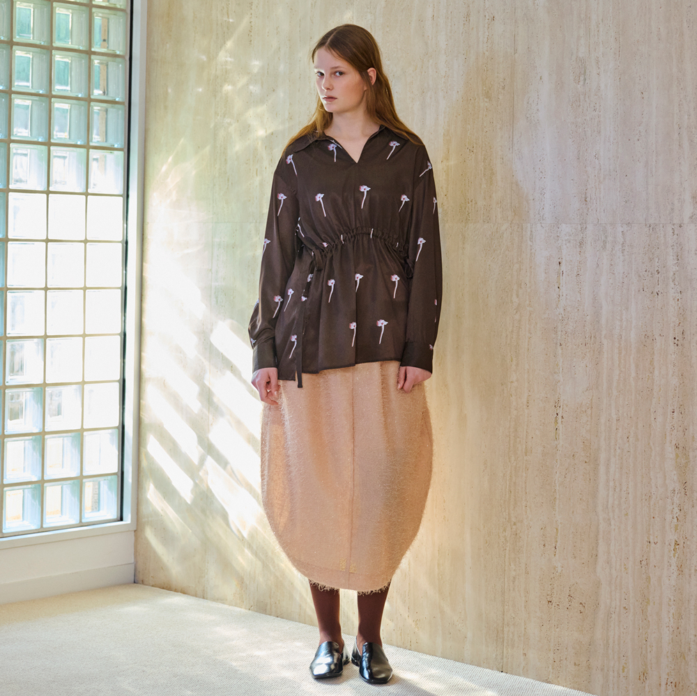 【COMMON+HAUS】シャギーバルーンスカート
