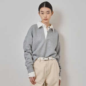 【COMMON+HAUS】【予約商品】 スキッパーダンボールスウェット
