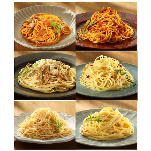 リストランテ カノビアーノ 植竹隆政監修 レンジで簡単スパゲッティ6種 8食