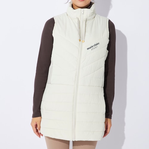 中綿切替ロングベスト