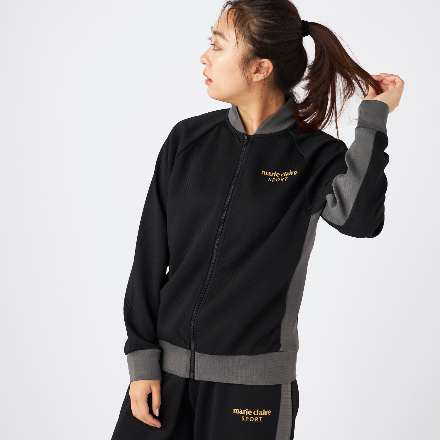 ジャカードブルゾン(マリ・クレール/marie claire)｜通販のベルメゾン