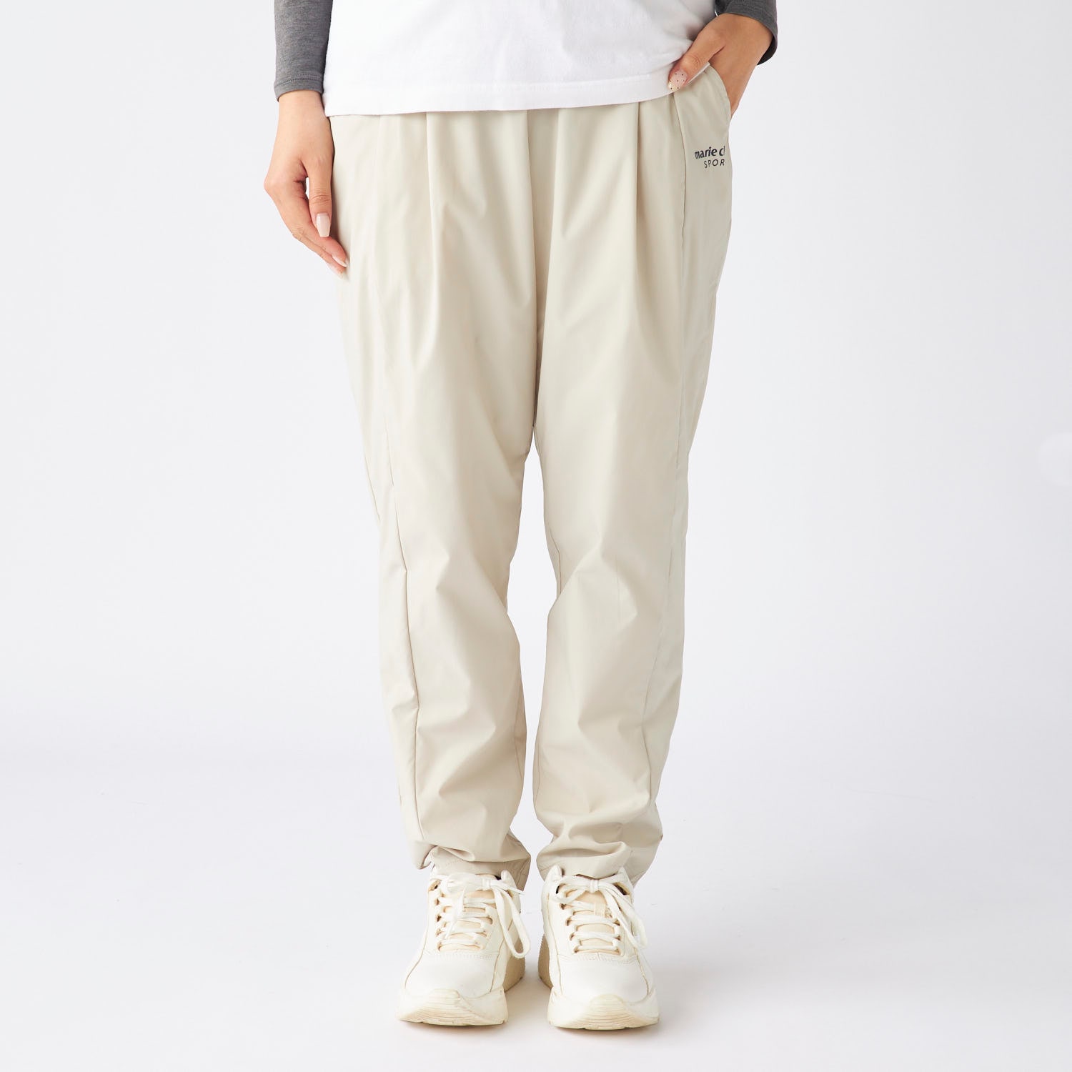 裏起毛ノンストレスパンツ(マリ・クレール/marie claire)｜通販の