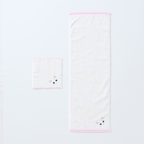 猫種ごとの肌触りを再現、毛並み今治タオル＜ハンドタオル／フェイスタオル＞