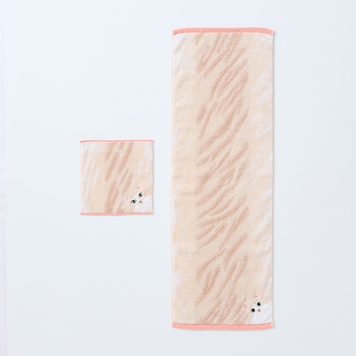 猫種ごとの肌触りを再現、毛並み今治タオル＜ハンドタオル／フェイスタオル＞