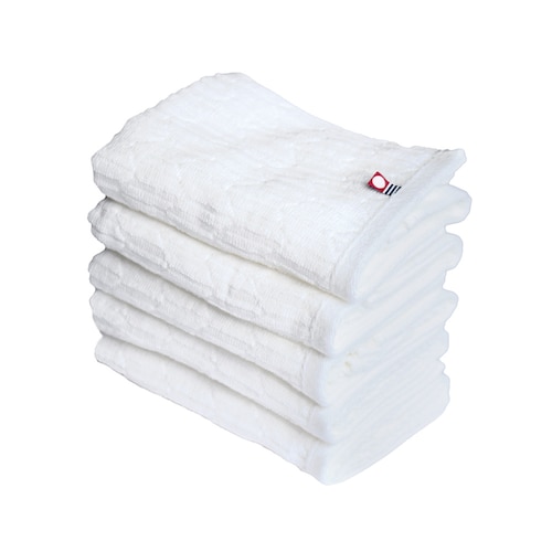 今治ジャカードのフェイスタオル5枚セット