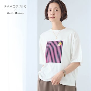 【ベルメゾン】アートデザインプリントTシャツ