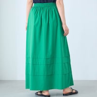 モデル身長168cm／M ※写真は撮影用のため総丈+6cmになります。