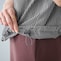 裾ストッパー付きでシルエット変化も楽しめる