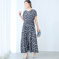 モデル身長168cm／M ※写真は撮影用のため着丈+6cmになります。