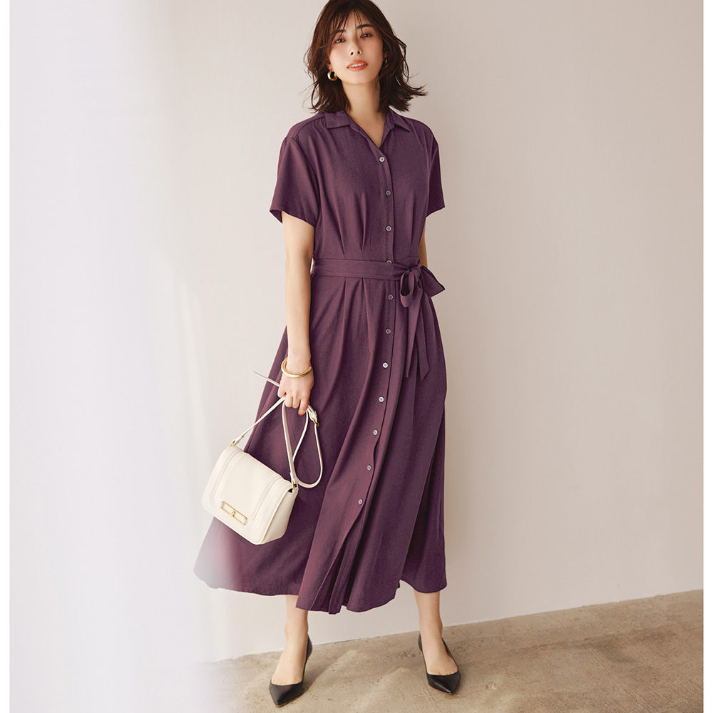 【スタイルノート/StyleNote】ラクしてキレイを叶える着やせワンピース