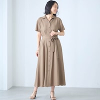 モデル身長168cm／M ※写真は撮影用のため着丈+2cmになります。