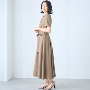 モデル身長168cm／M ※写真は撮影用のため着丈+2cmになります。