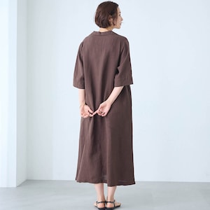 モデル身長168cm／M ※写真は撮影用のため着丈+6cmになります。