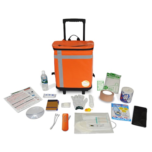 水に浮く！水をためれる！防災士TANAKA兄弟監修の防災バッグ（1人用）