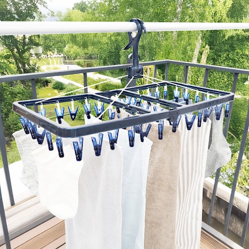 耐久性にこだわったポリカーボネイト製のピンチハンガー（24/32/42）