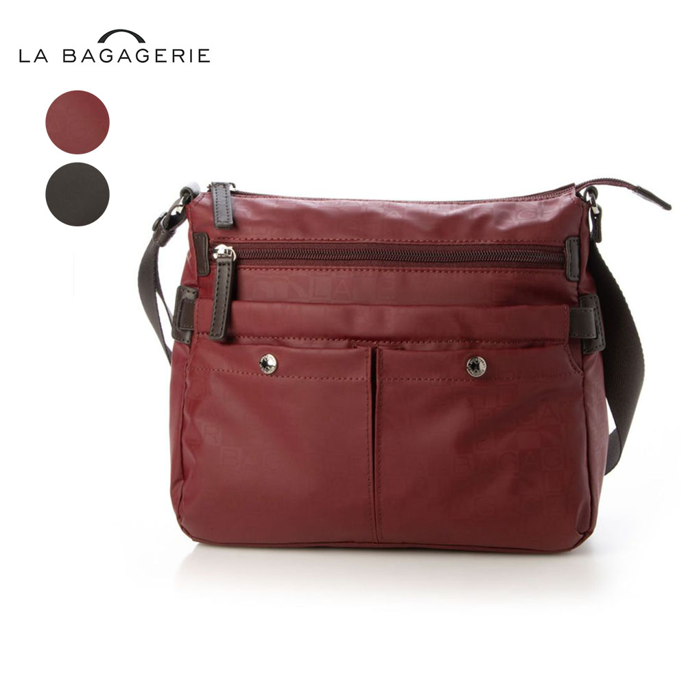 【ラ バガジェリー/LA BAGAGERIE】【特別価格】モノグラムスクエアナイロンショルダー