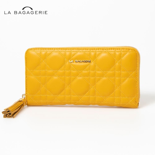 【特別価格】シープキルティング ラウンドウォレット