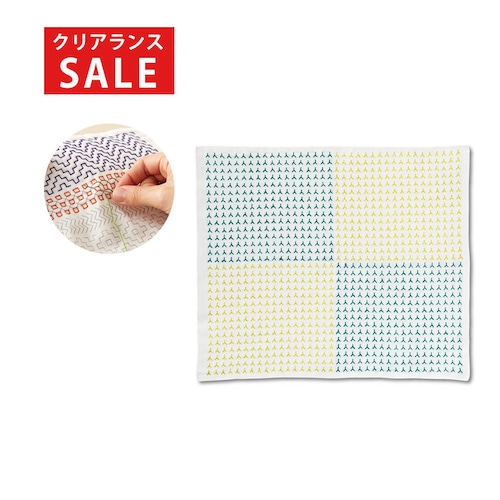 【クリアランス】【1回のみお届け】[Tripod トライポッド] 刺し子デザイン帖手作りキット