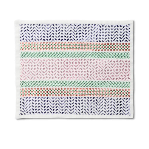 【クリアランス】【1回のみお届け】[Harvest みのり] 刺し子デザイン帖手作りキット