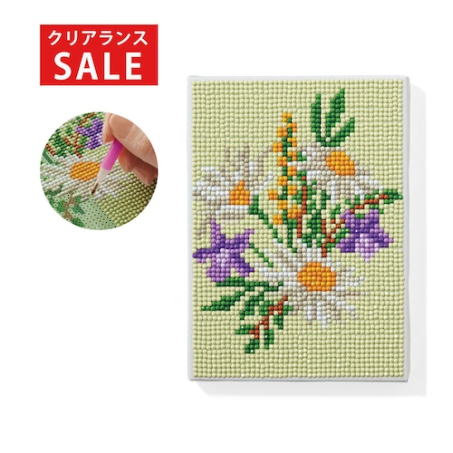 【クリアランス】【1回のみお届け】[ヒナギク] ダイヤモンドフィックスで作るお花のアート手作りキット