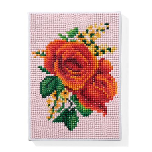 【クリアランス】【1回のみお届け】[バラ] ダイヤモンドフィックスで作るお花のアート手作りキット