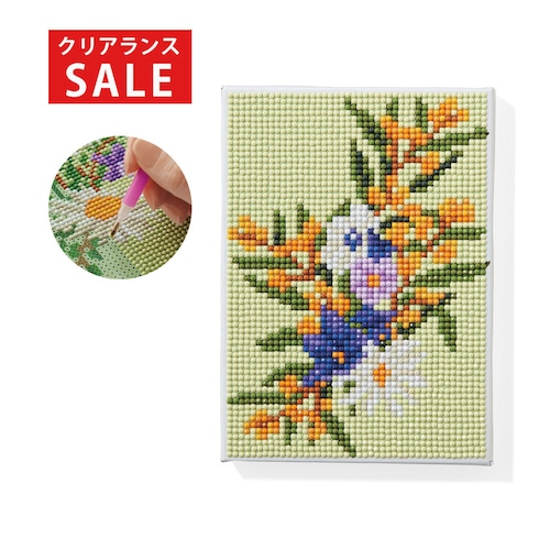 【クリアランス】【1回のみお届け】[ミモザ] ダイヤモンドフィックスで作るお花のアート手作りキット