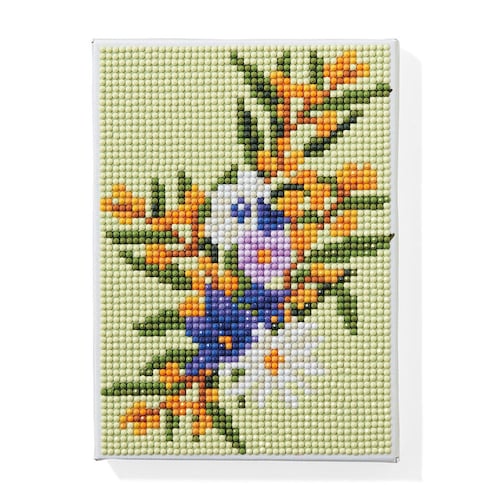 【クリアランス】【1回のみお届け】[ミモザ] ダイヤモンドフィックスで作るお花のアート手作りキット