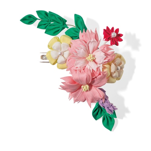 【クリアランス】【1回のみお届け】[ナデシコ] 村田翠奈・カット済み！晴れの日つまみ細工手作りキット