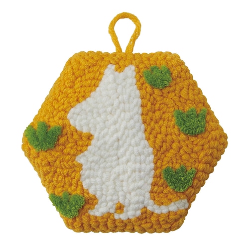 【クリアランス】【1回のみお届け】[ムーミン 草] ムーミンで描くパンチニードル手作りキット