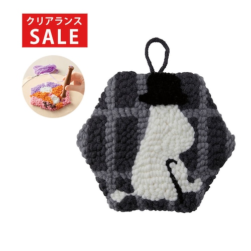 【クリアランス】【1回のみお届け】[ムーミンパパ] ムーミンで描くパンチニードル手作りキット