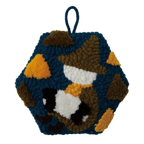 【クリアランス】【1回のみお届け】[スナフキン アコーディオン] ムーミンで描くパンチニードル手作りキット