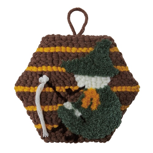 【クリアランス】【1回のみお届け】[スナフキン 釣り] ムーミンで描くパンチニードル手作りキット