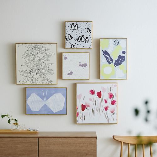 ナチュラルインテリアに似合うアートフレーム